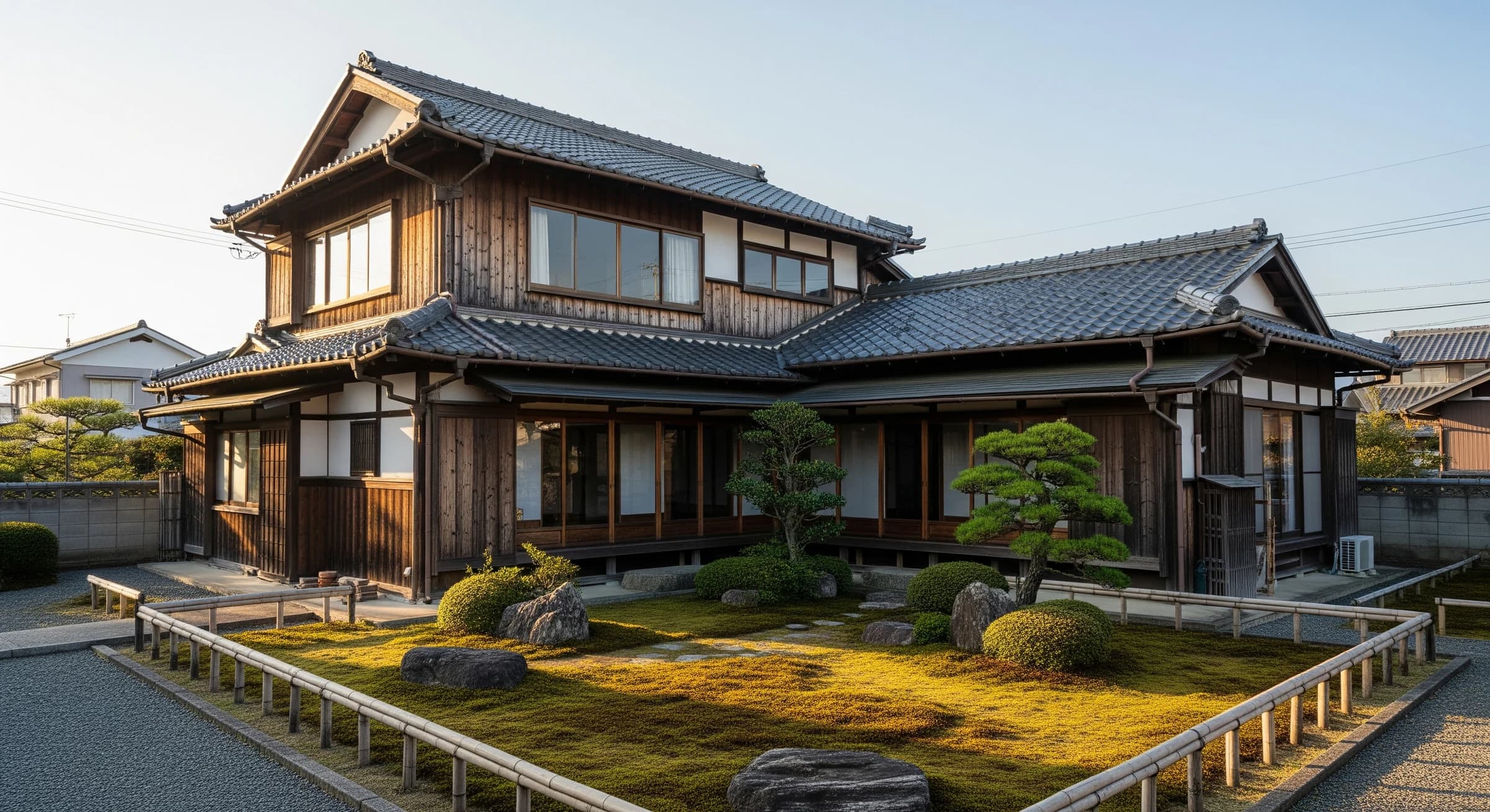 大分県宇佐市の伝統的な木造住宅